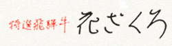 特選飛騨牛花ざくろ